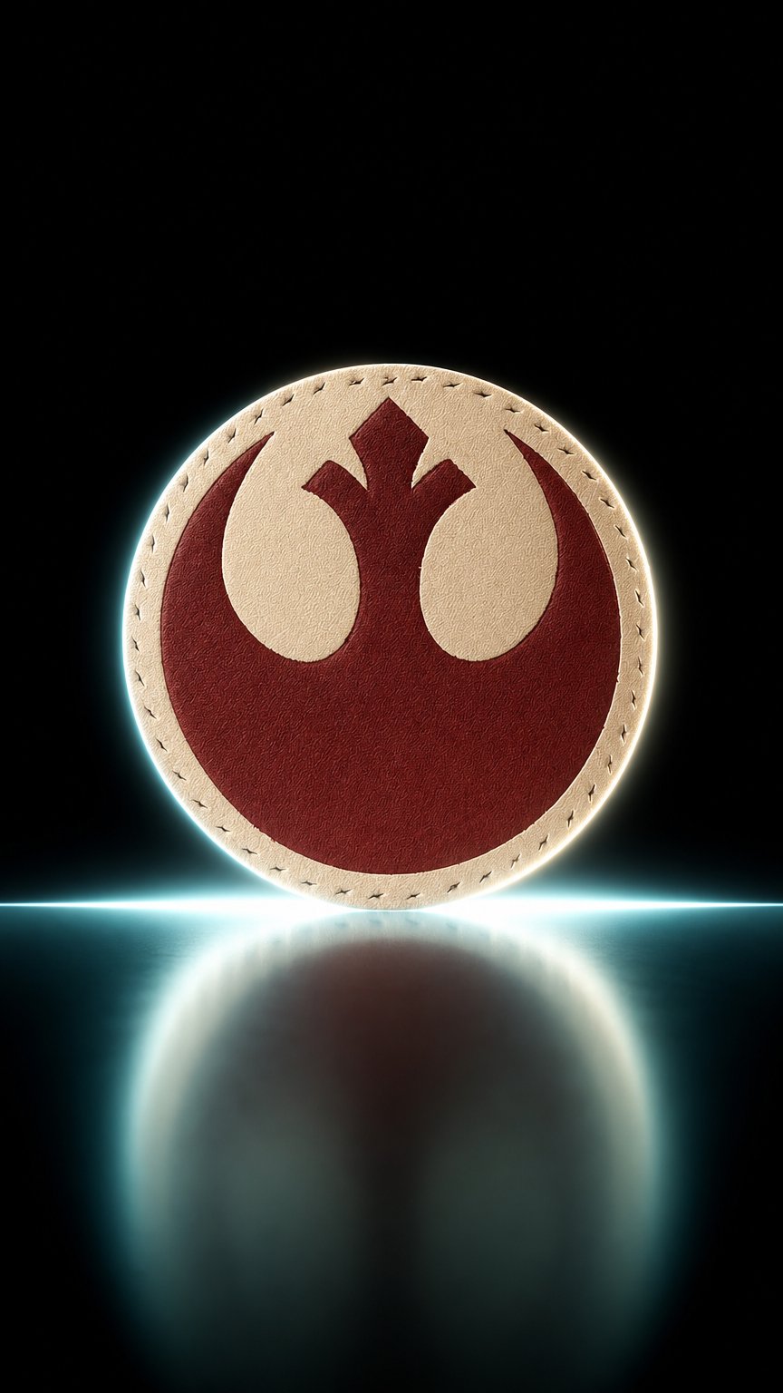 AI product shot of Leather Jacket Patch