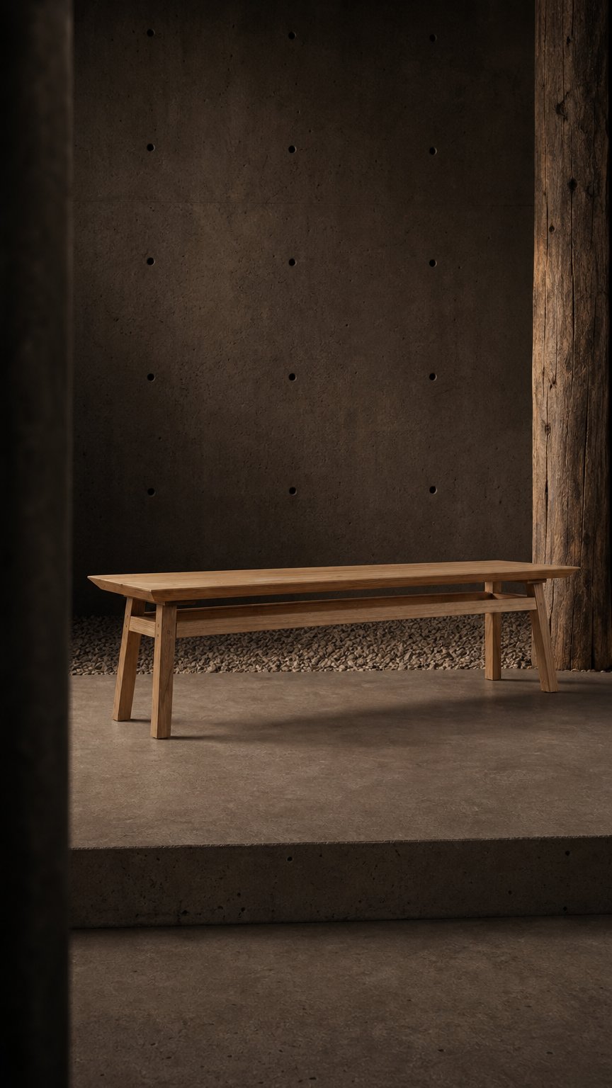 AI product shot of Bench George