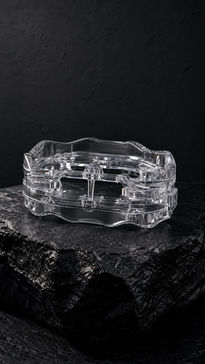 AI product shot of THE SILENTZPRO MOUTHGUARD