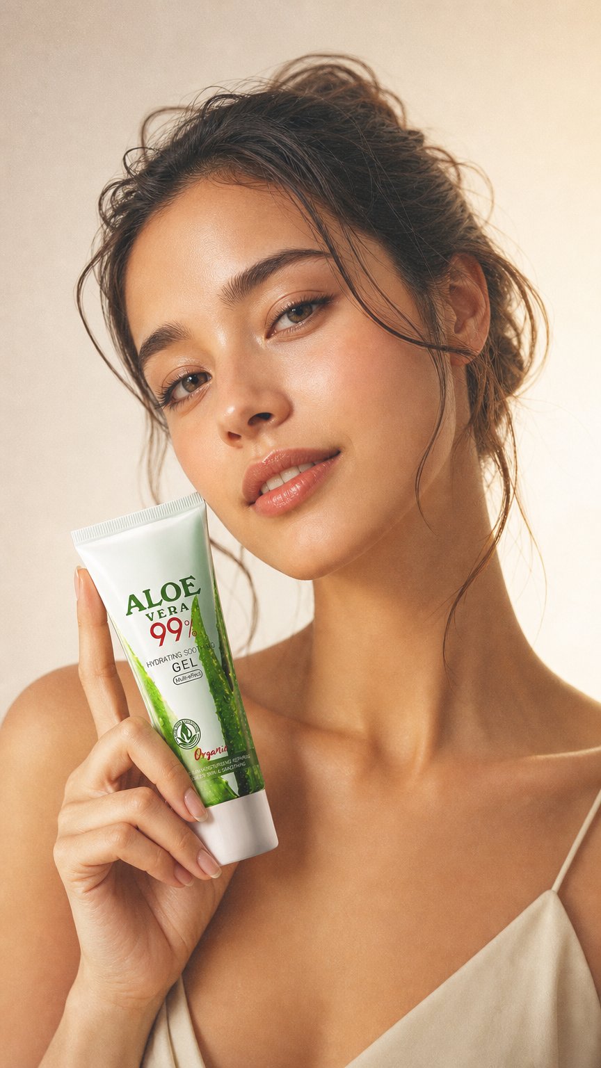 AI product shot of Smooth Calm Gel™ (99% Aloe Vera)