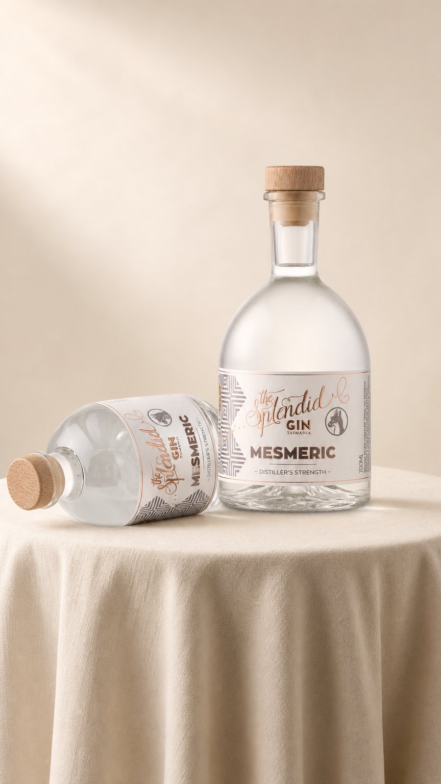 AI product shot of Mesmeric 700mL