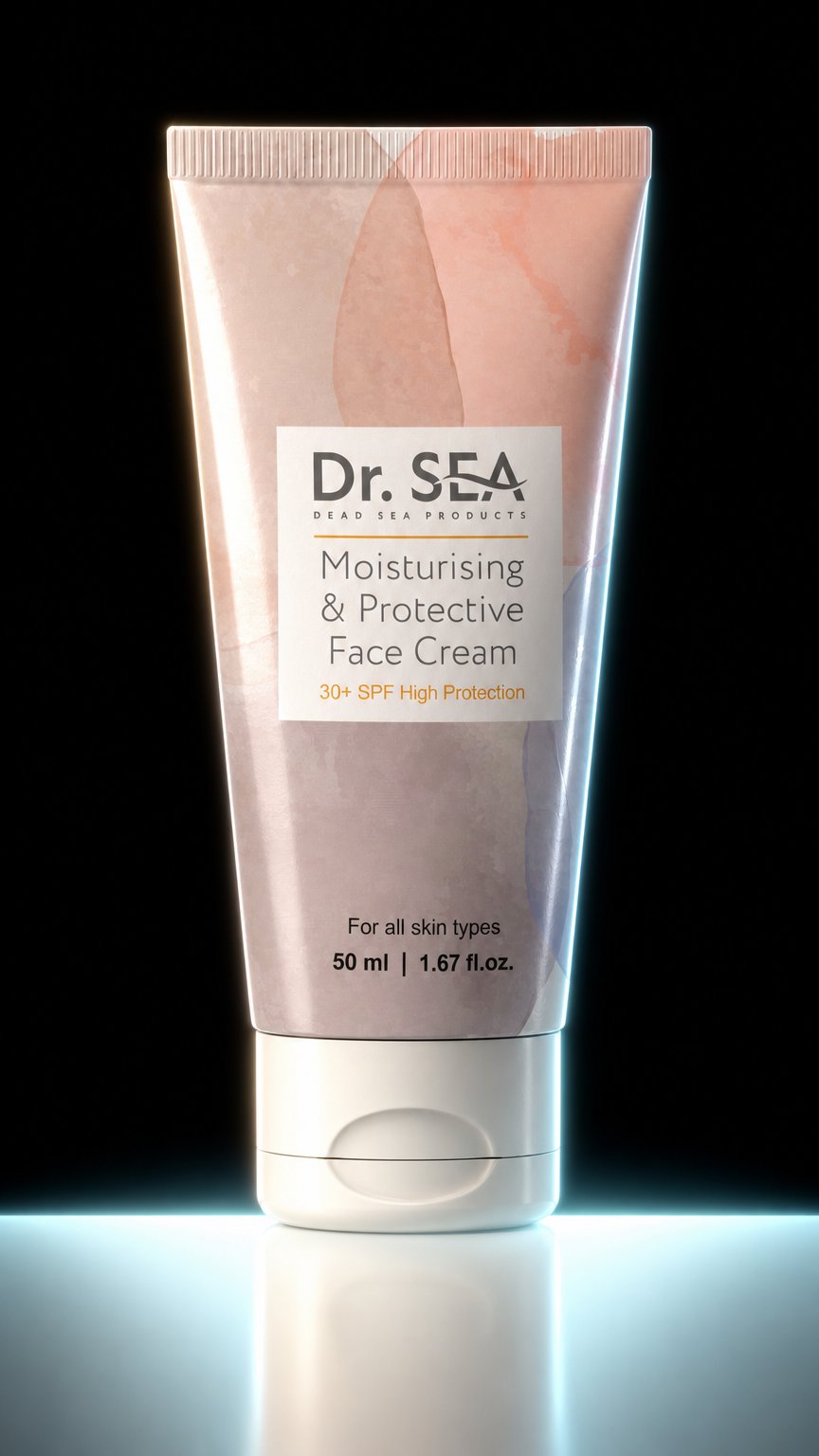 AI product shot of Moisturizing & Protective Face Cream SPF 30+ – 50 ml