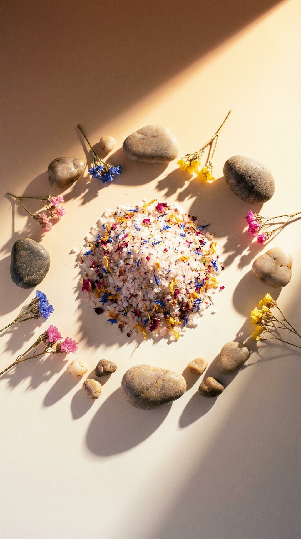 AI product shot of Margarita Salts - Rim Salts Spring Flowers