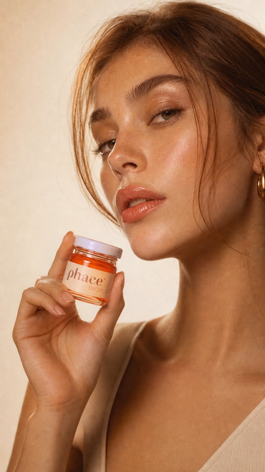 AI product shot of Phace Brow Soap
