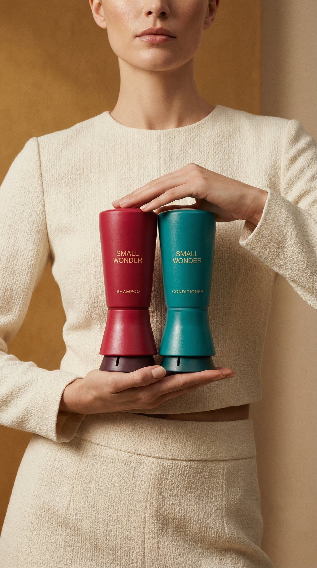 AI product shot of Signature Shampoo & Conditioner Set