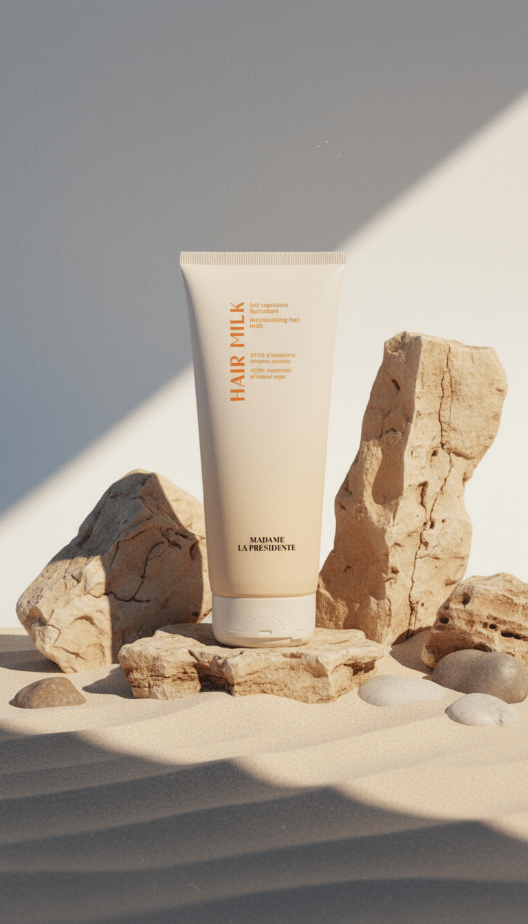 AI product shot of Soin Hydratant - Hair Milk