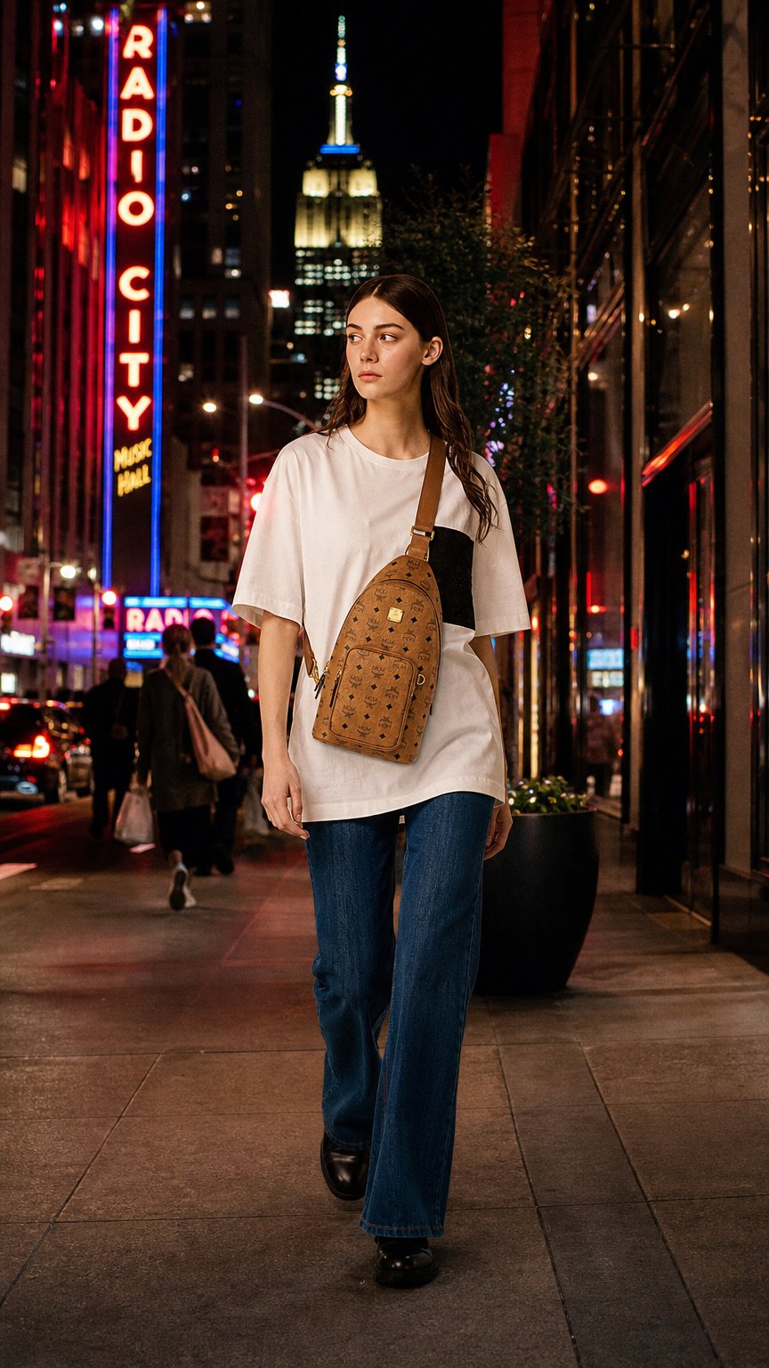 AI product shot of Aren Sling-Bag in Visetos