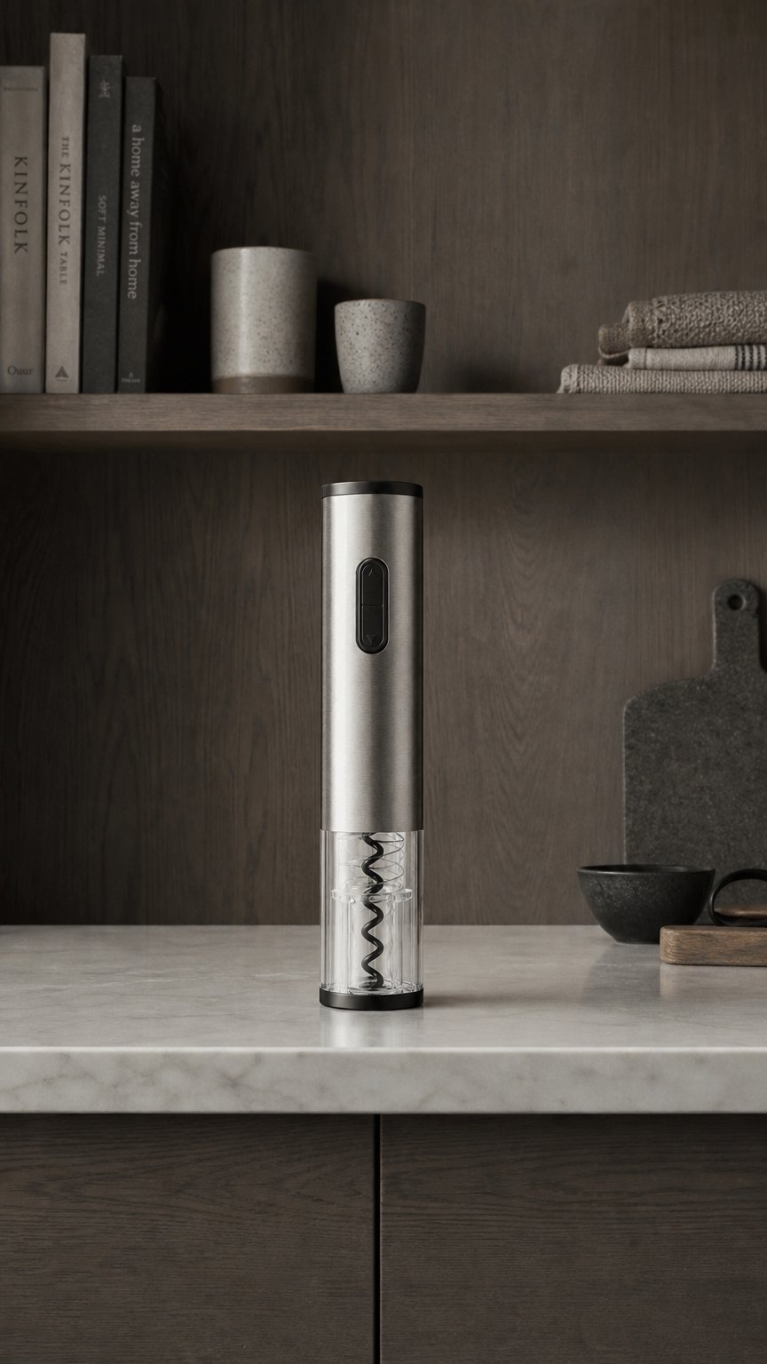 AI product shot of Click & Cheers | Elektrischer Weinöffner