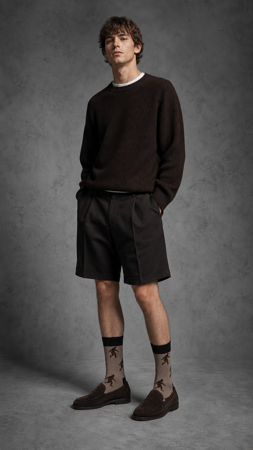 AI product shot of Sasquatch Men's Crew Socks
