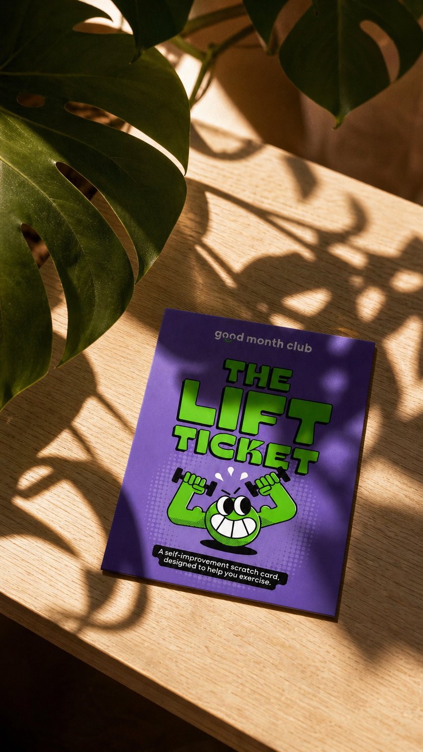 AI product shot of The Lift Ticket