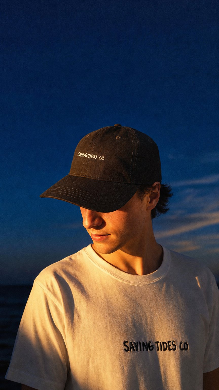 AI product shot of Tides Signature Hat