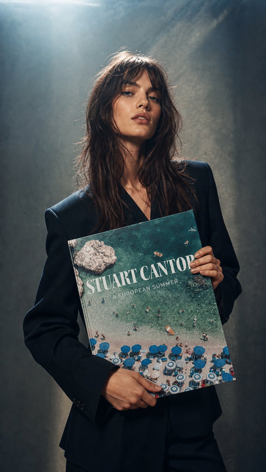 AI product shot of "A EUROPEAN SUMMER" BOOK