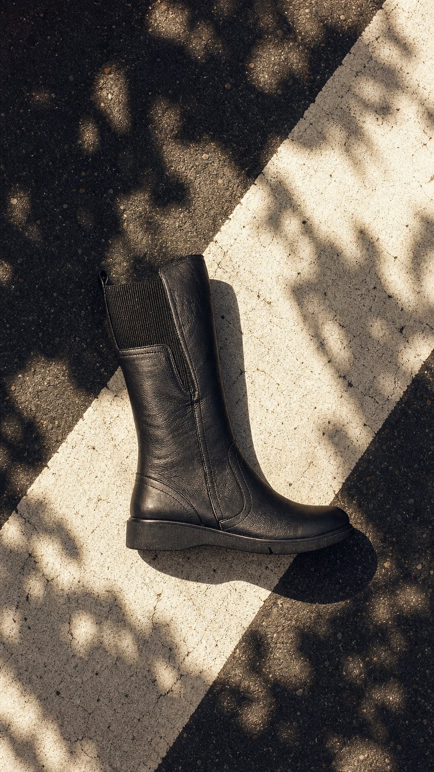 AI product shot of Tall Boot BLACK