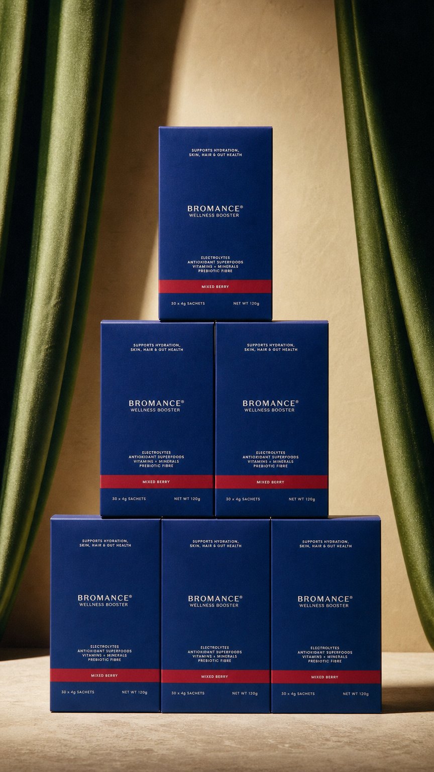 AI product shot of Bromance® Wellness Booster