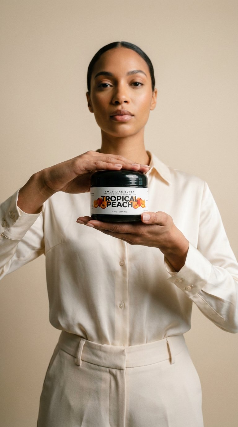 AI product shot of Tropical Peach