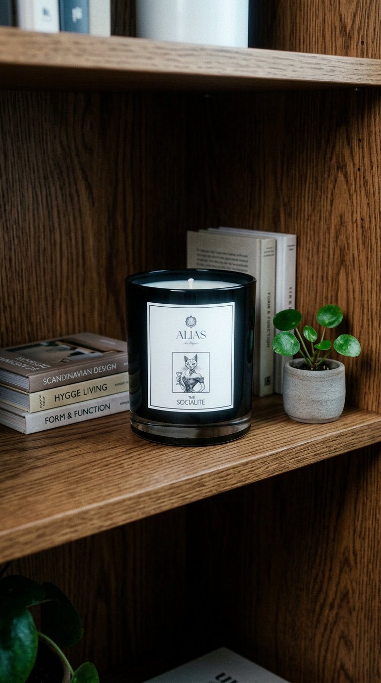 AI product shot of The Socialite — Notes of Saffron, Jasmine, Amber