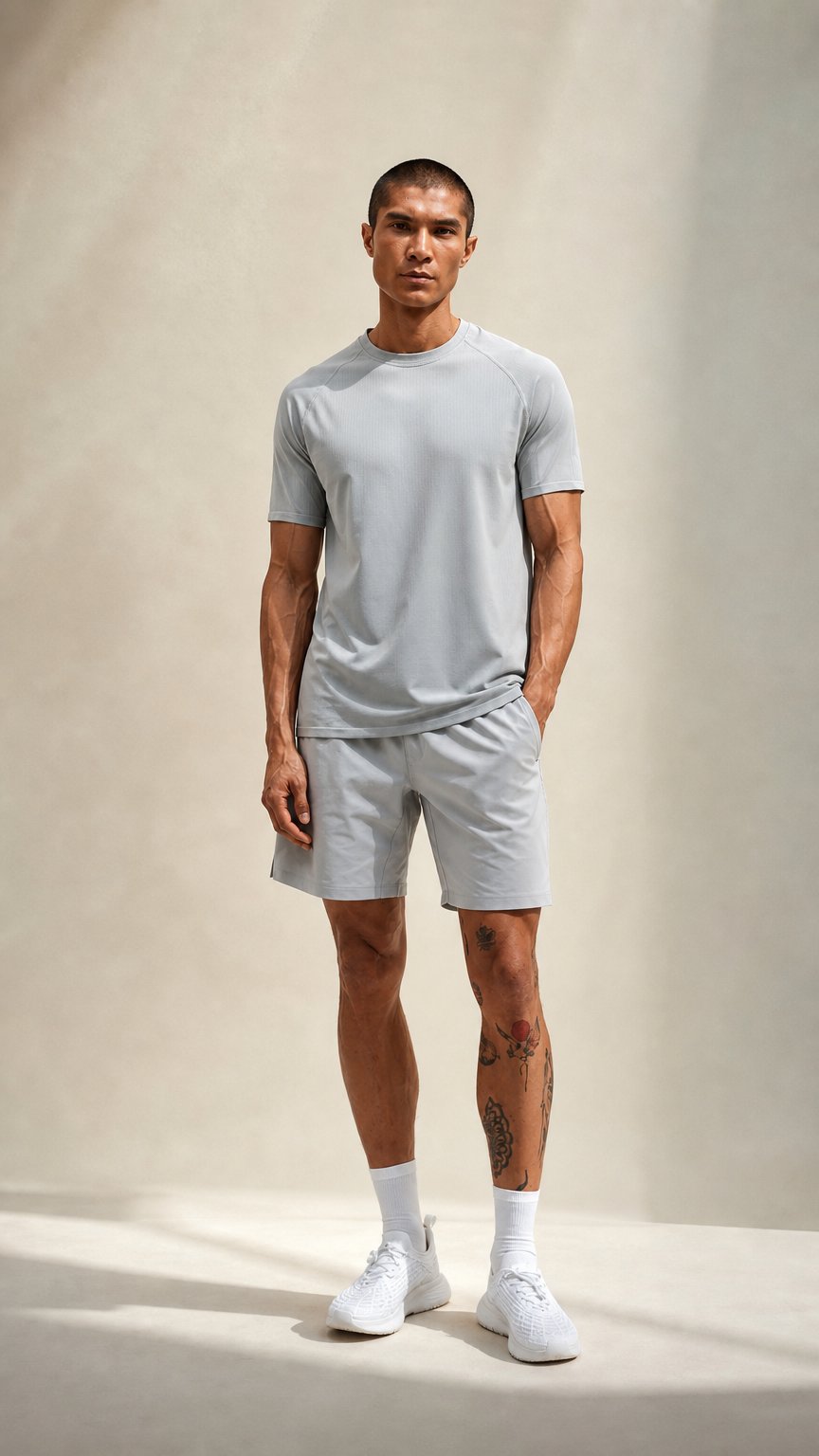 AI product shot of CORE SEAMLESS T-SHIRT