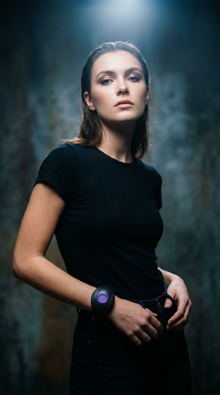 AI product shot of Visonic MCT 211 Wireless Wrist PA Button