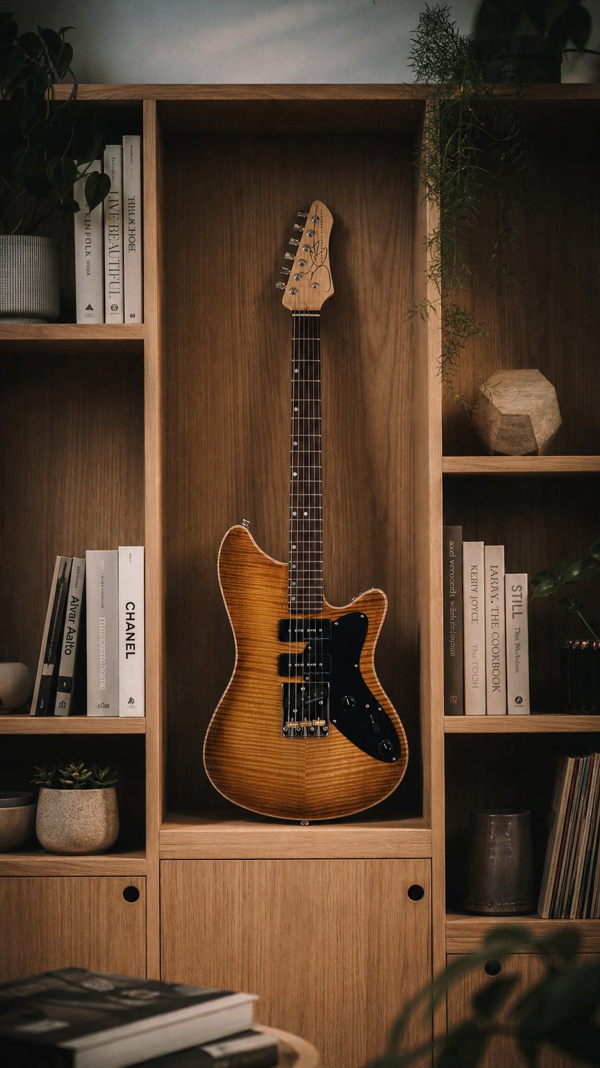 AI product shot of DL - Flame Maple