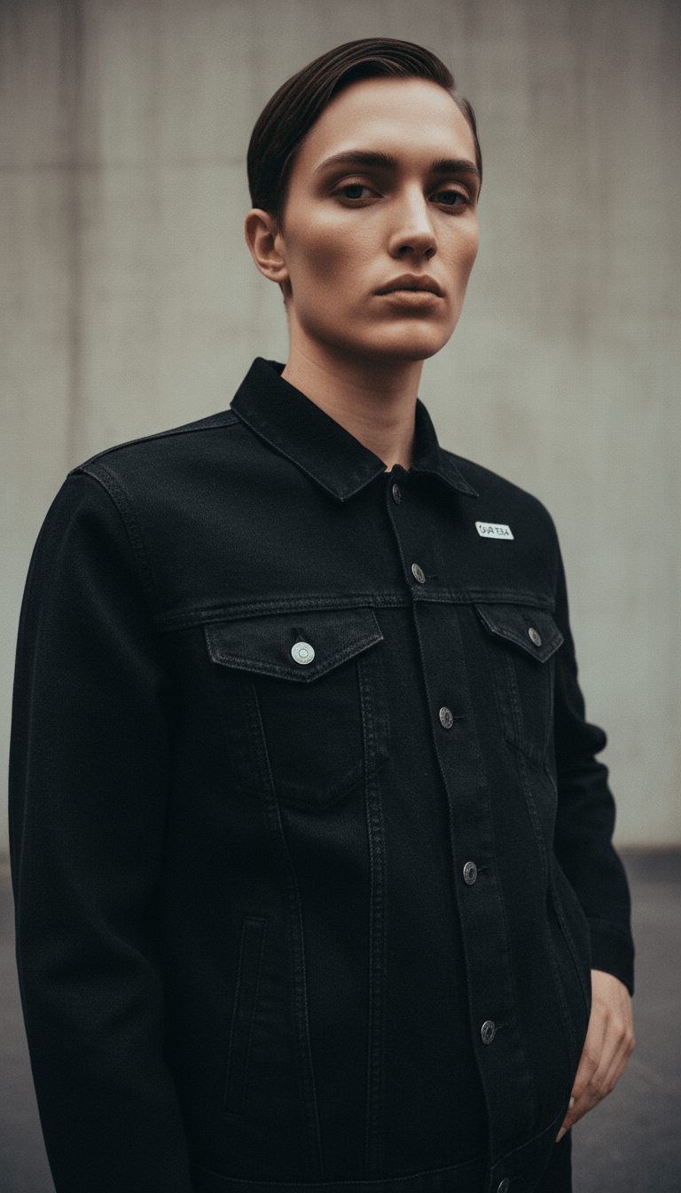 AI product shot of Our Era Denim Jacket