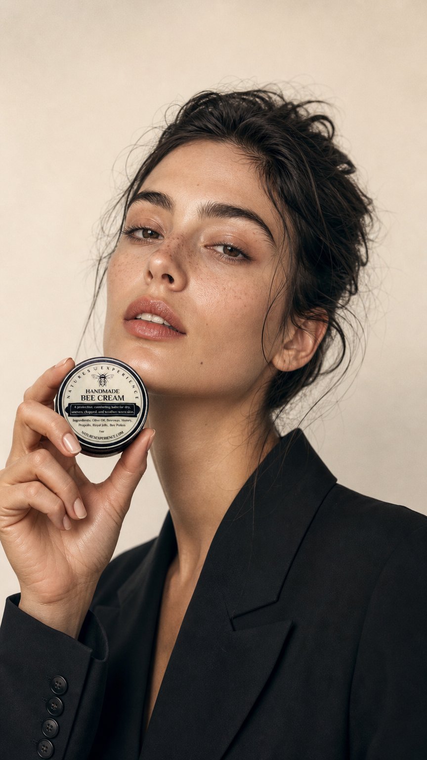 AI product shot of Bee Cream