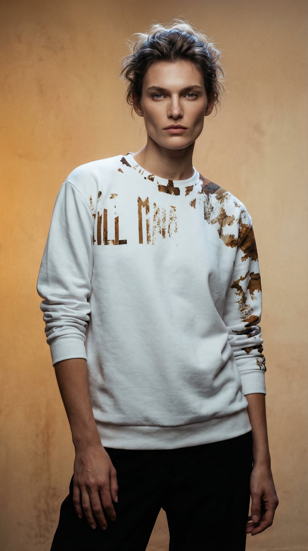 AI product shot of Sweatshirt Strips design