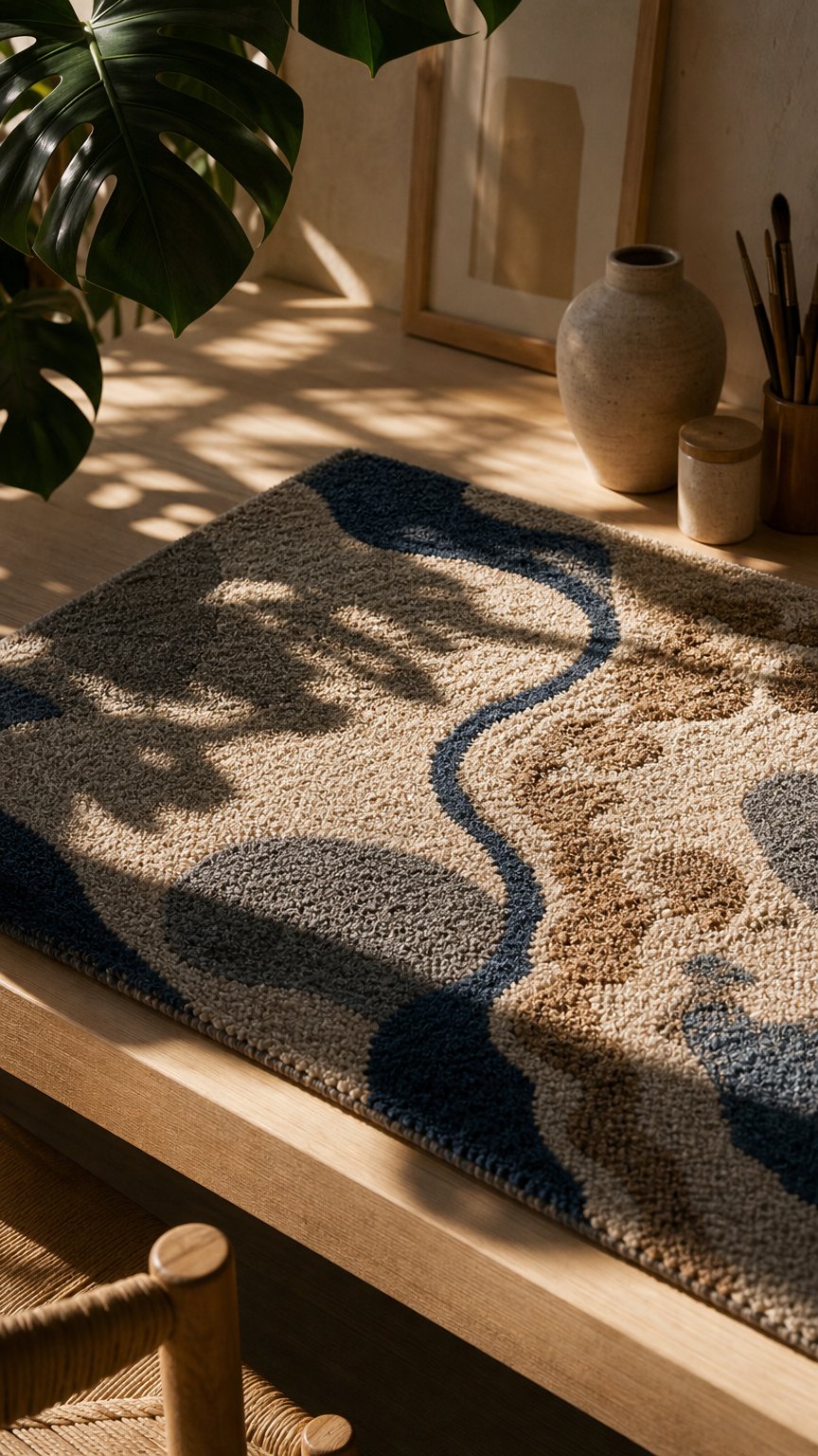 AI product shot of Hand-Tufted Carpets