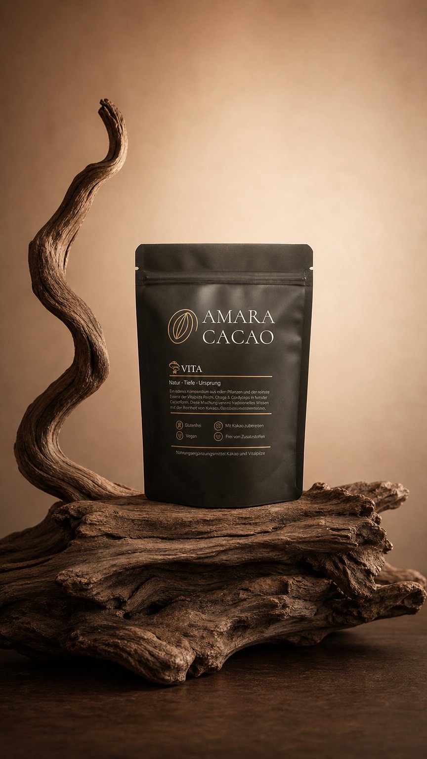 AI product shot of VITA – Nature · Depth · Wisdom