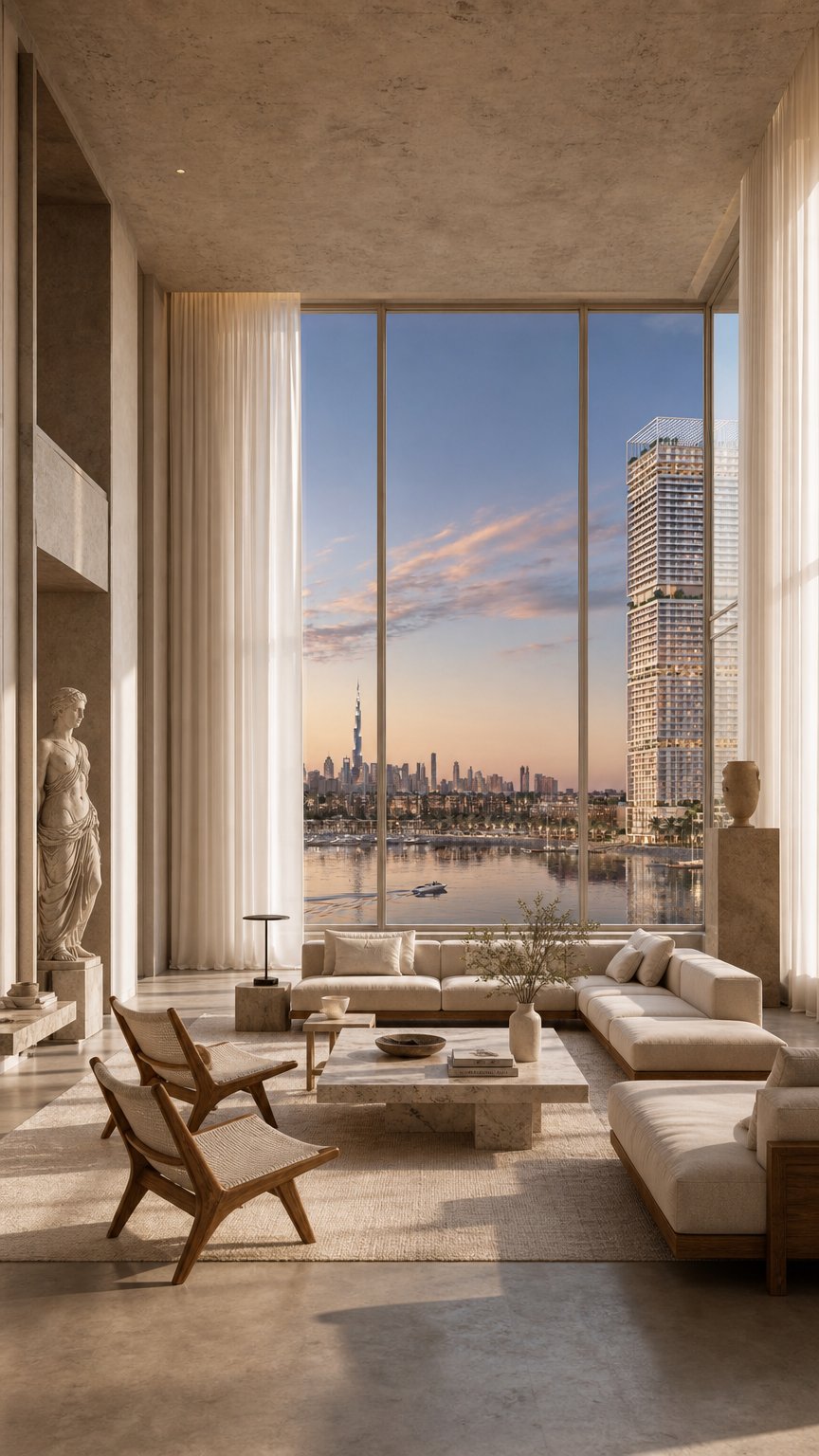 AI product shot of Corner 2 Bed Apartment in SARIA | Waterfront Apartment in Dubai with Sea View | Payment Plan
