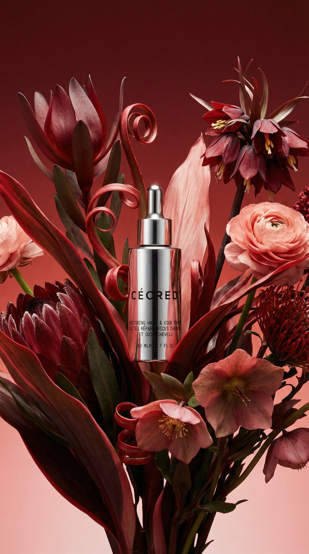AI product shot of Restoring Hair & Edge Drops