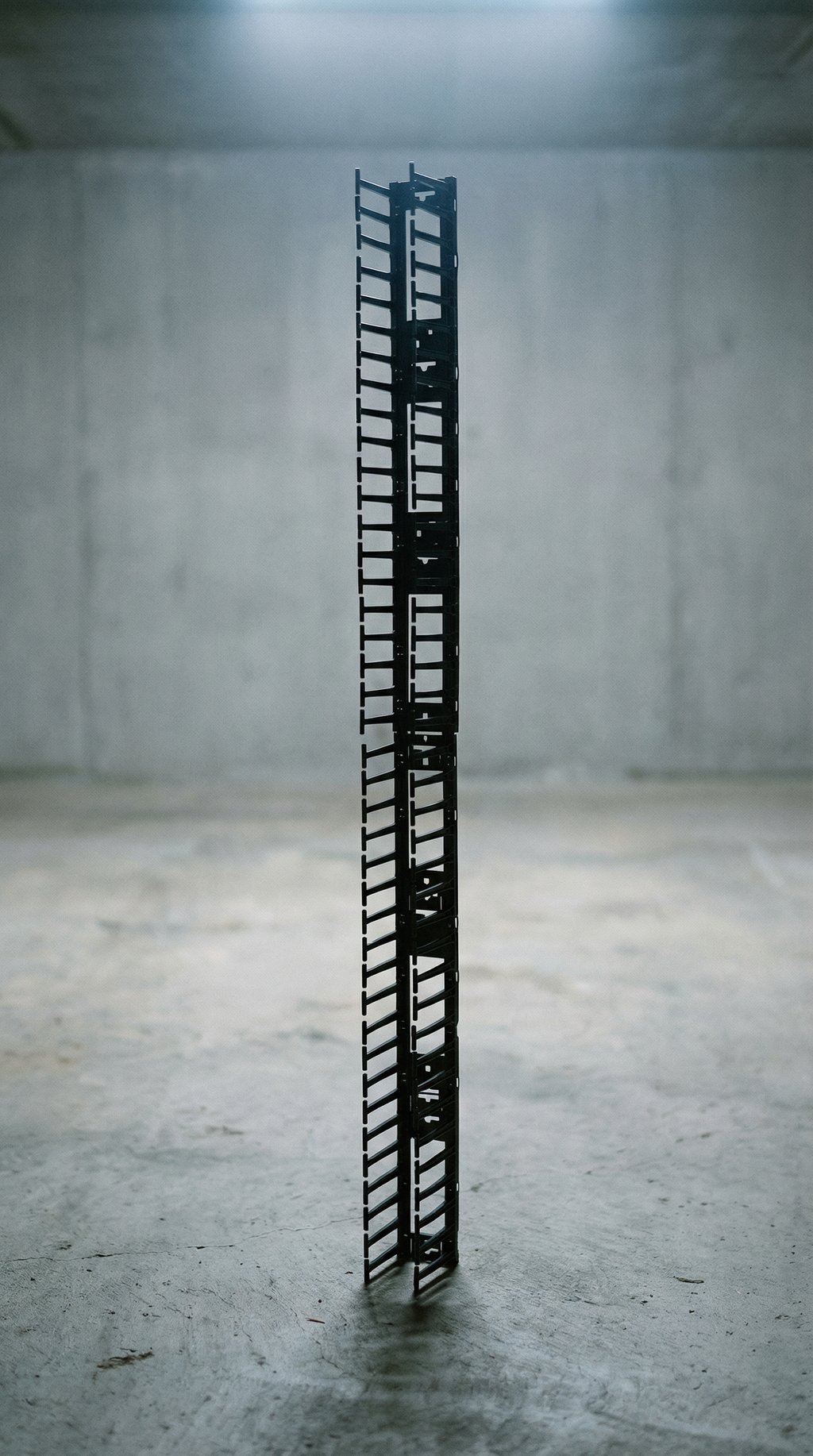 AI product shot of APC by Schneider Electric AR7580A Cable Organizer - Black - 2 Each Pack - TAA Compliant