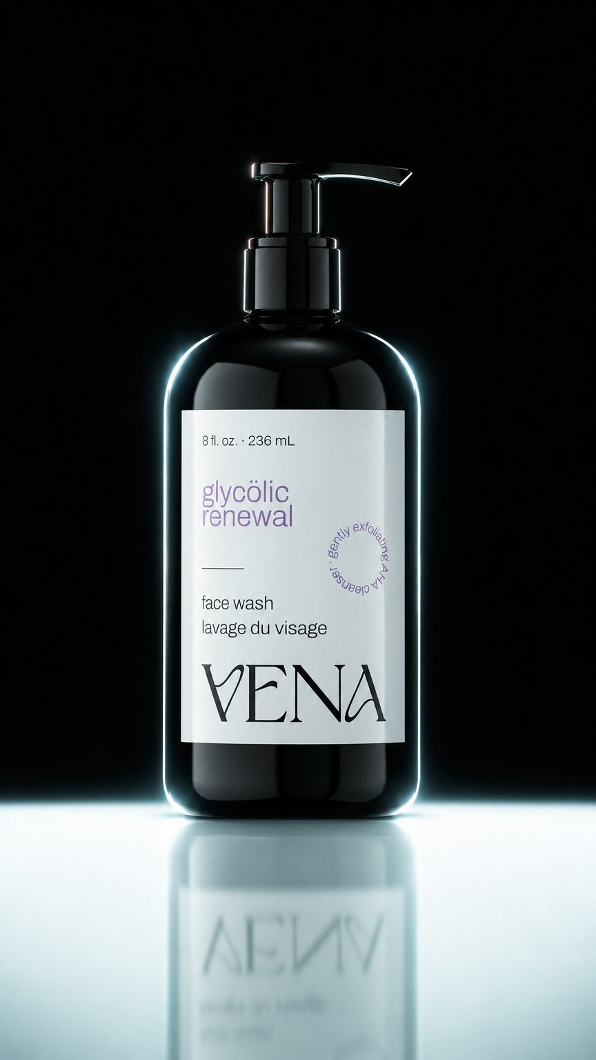 AI product shot of Glycolic Renewal Face Cleanser
