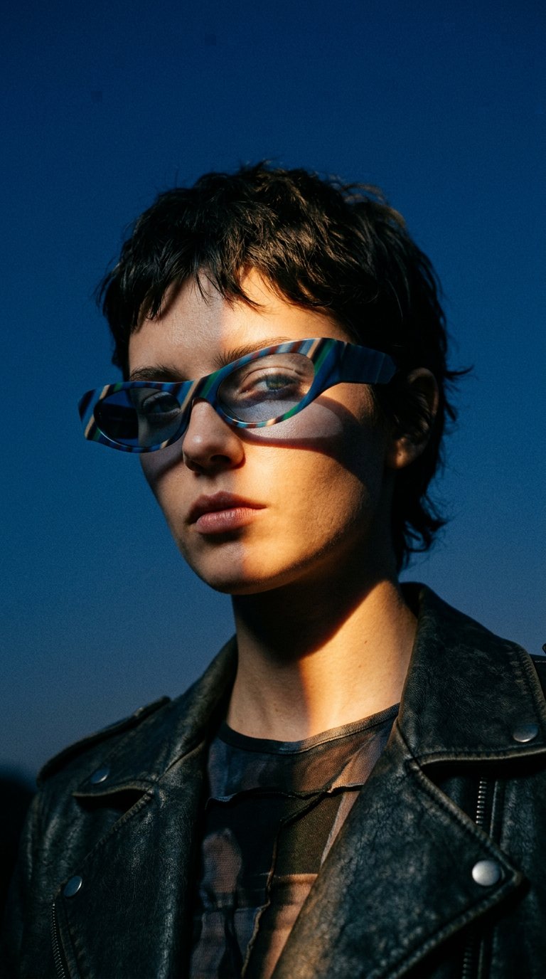 AI product shot of Flash Slim Cateye sunglasses