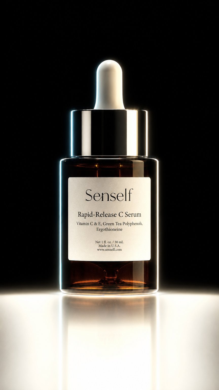AI product shot of Rapid-Release C Serum
