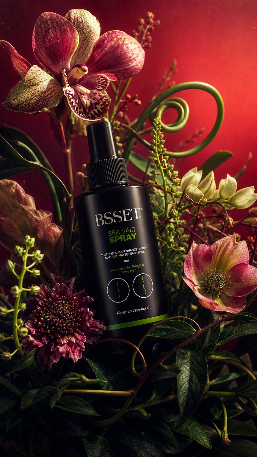 AI product shot of Bsset Hair Styling Products
