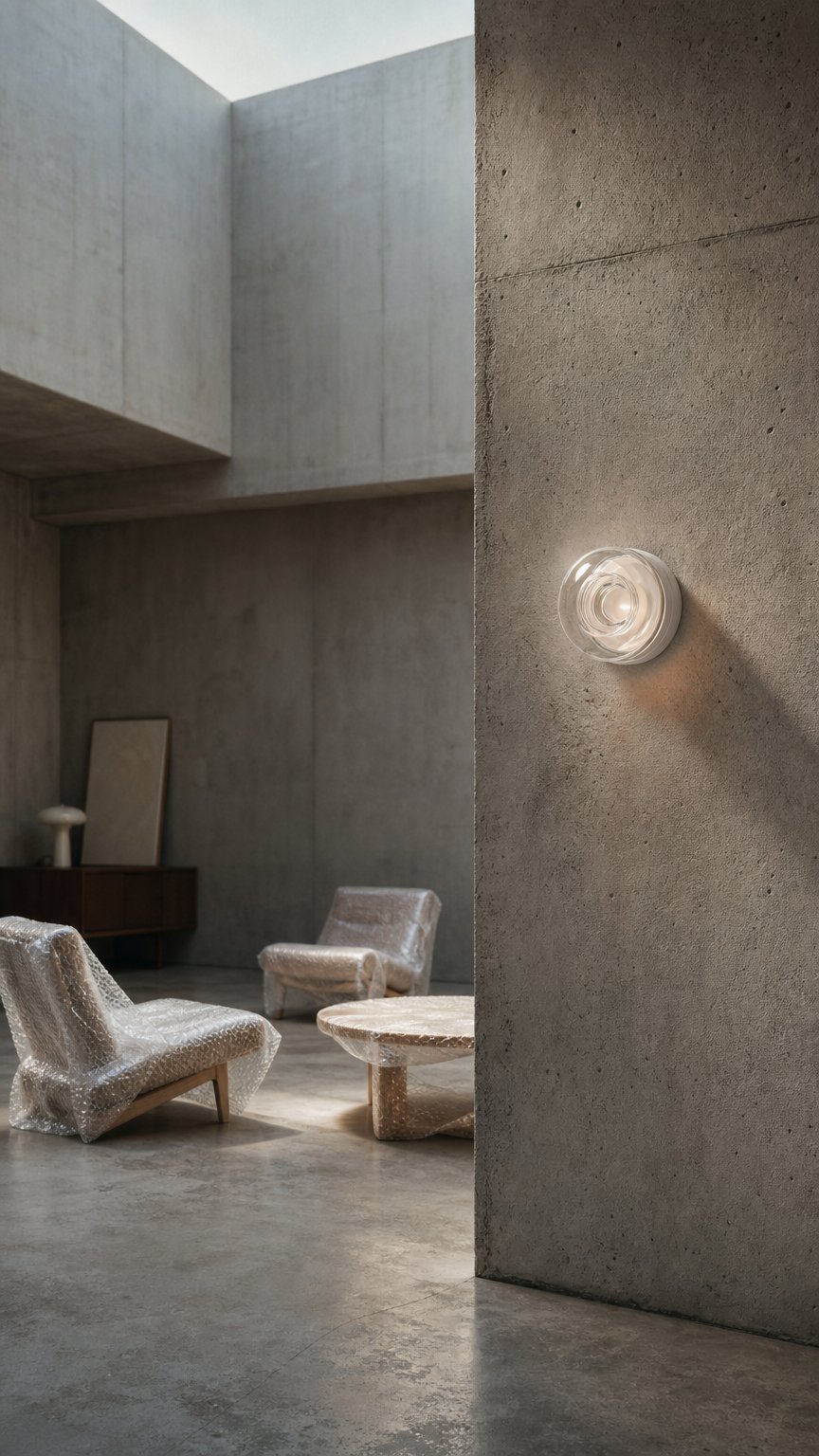 AI product shot of Puddle Wall Light