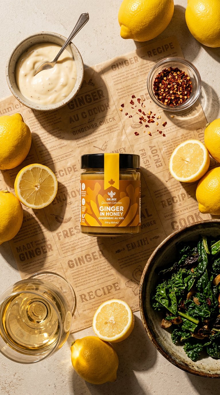 AI product shot of Ginger Infusion