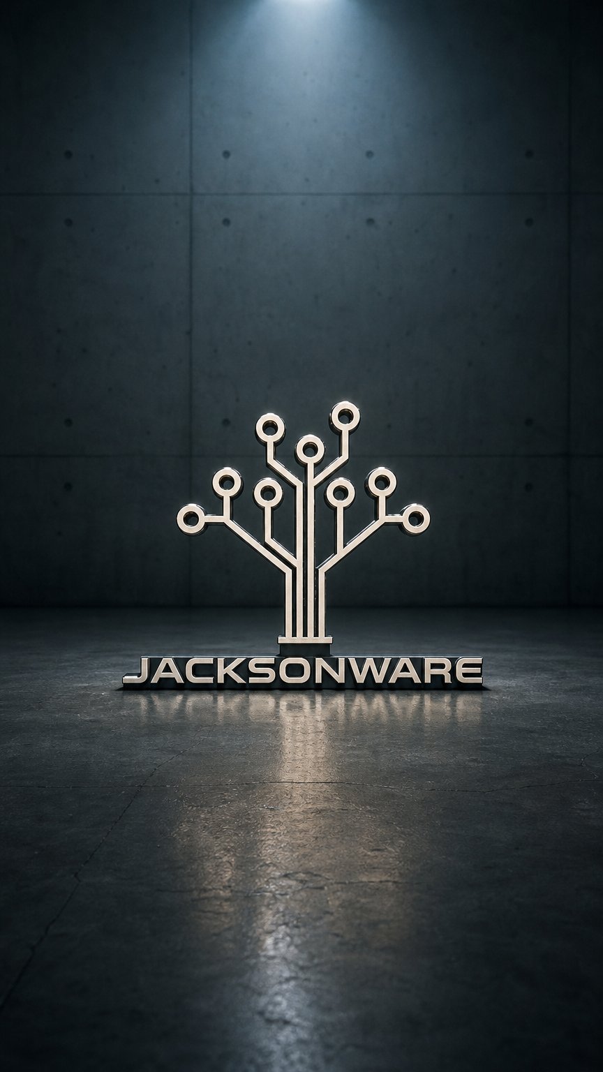AI product shot of Jacksonware Custom-built Bespoke Software
