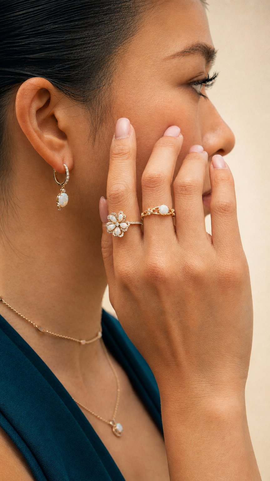 AI product shot of AZALEA RING