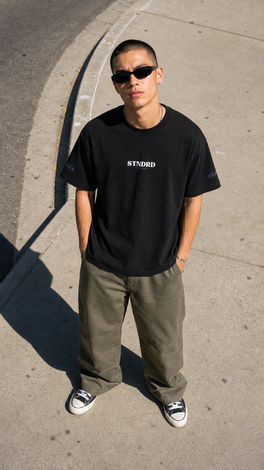 AI product shot of VISIONS TEE