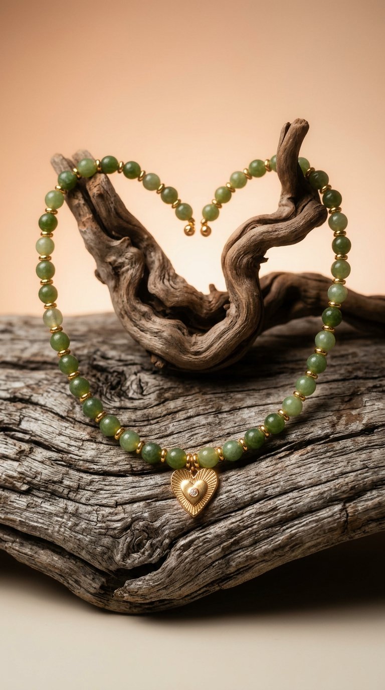 AI product shot of Lenny Necklace Lettuce