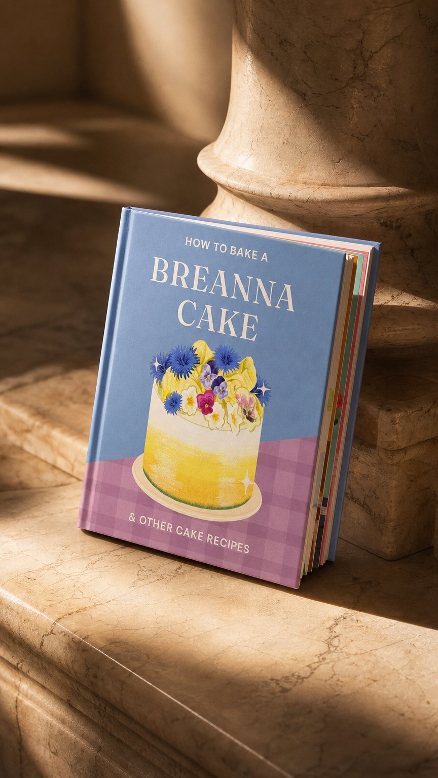 AI product shot of How to Bake a Name Cake
