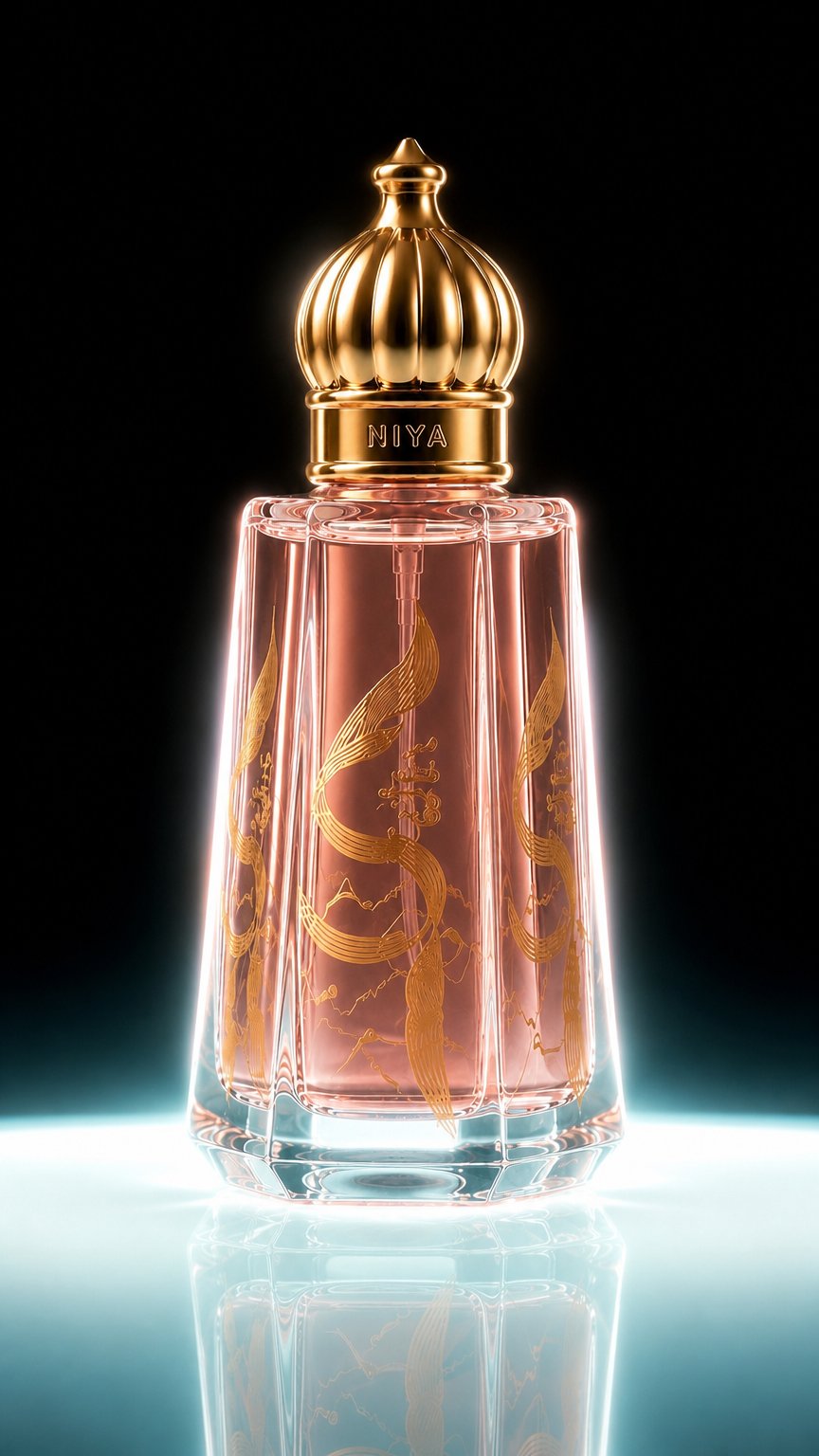 AI product shot of Niya - Perfume Oil