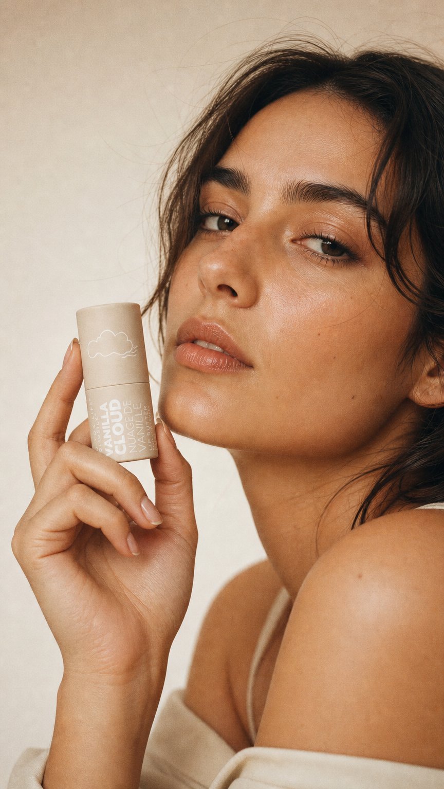 AI product shot of SOLIDSILK® Lip Butter - Vanilla Cloud - Pack of 6 - No Tox Life®