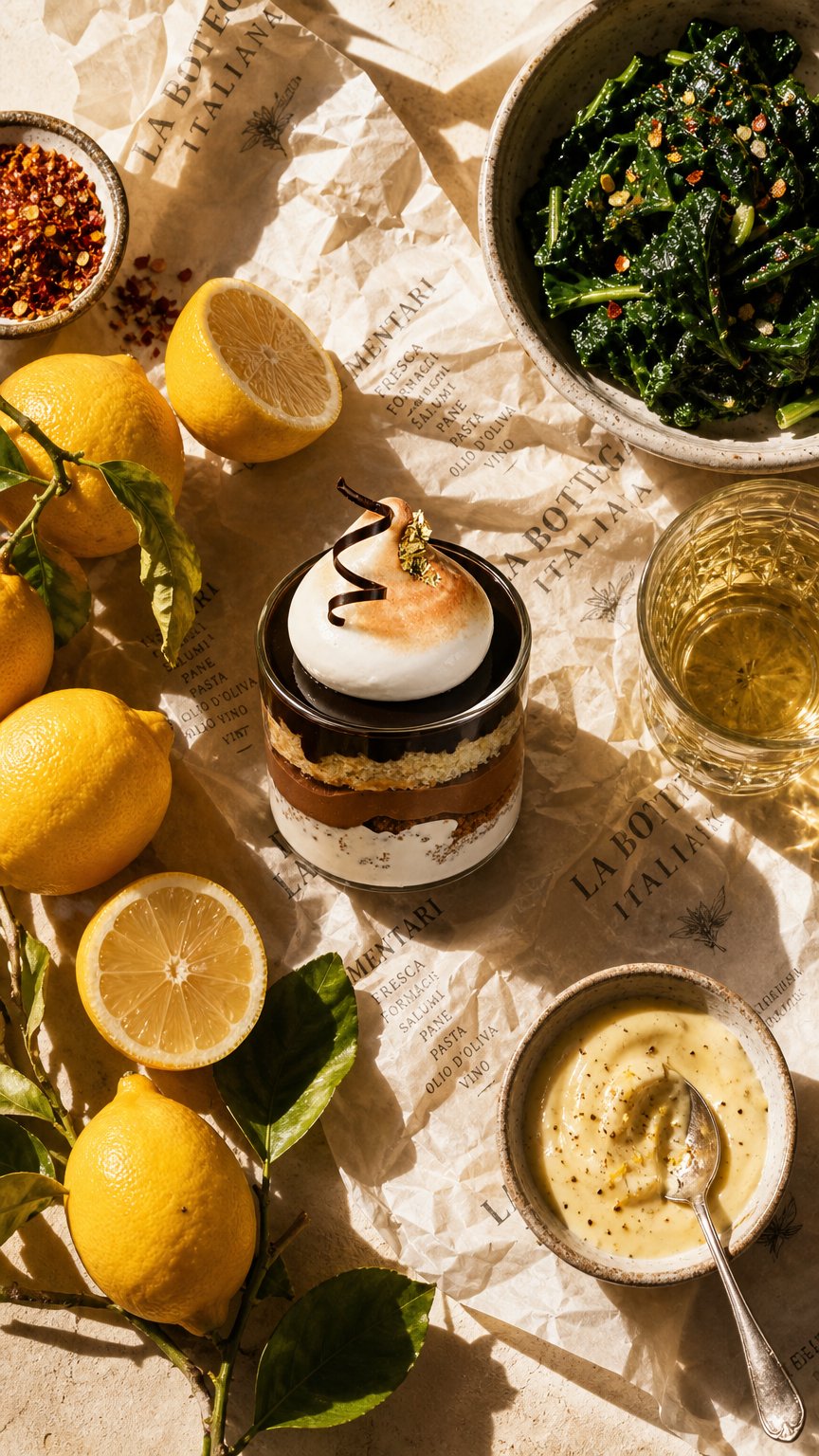 AI product shot of S'more Verrine