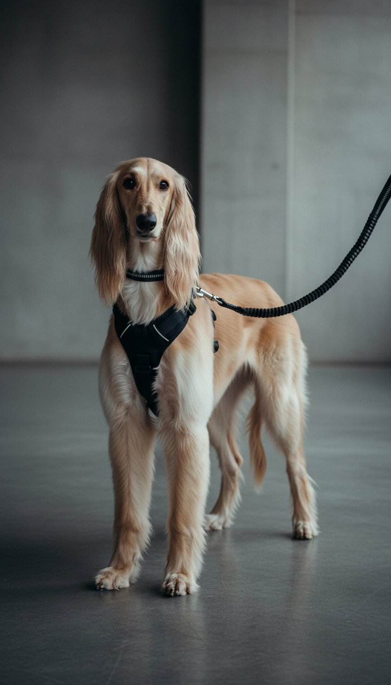 AI product shot of SafeTrek™ Extended Heavy Duty Bungee Leash & Car Seatbelt Buckle