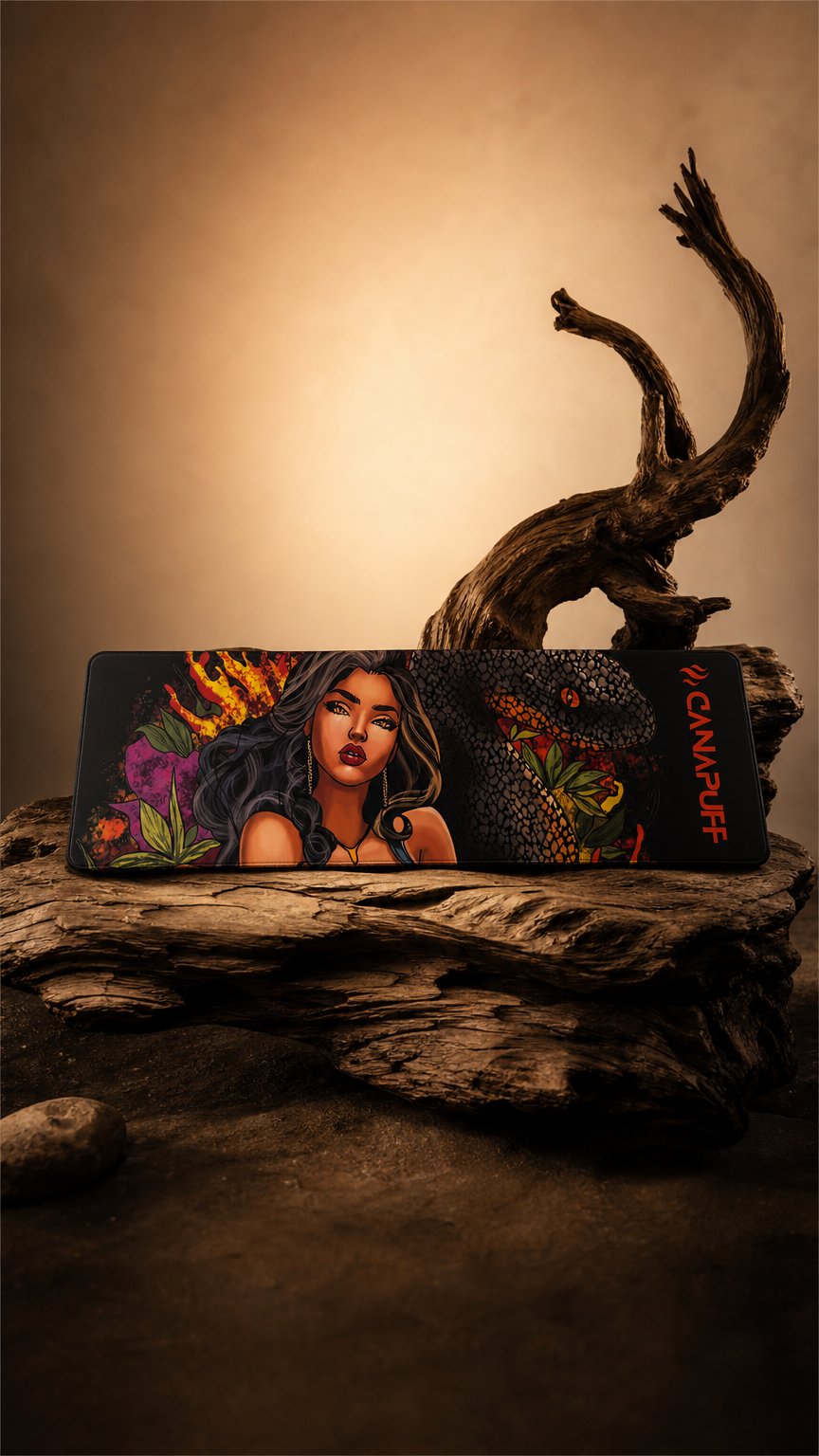 AI product shot of Mouse Pad Black Mamba