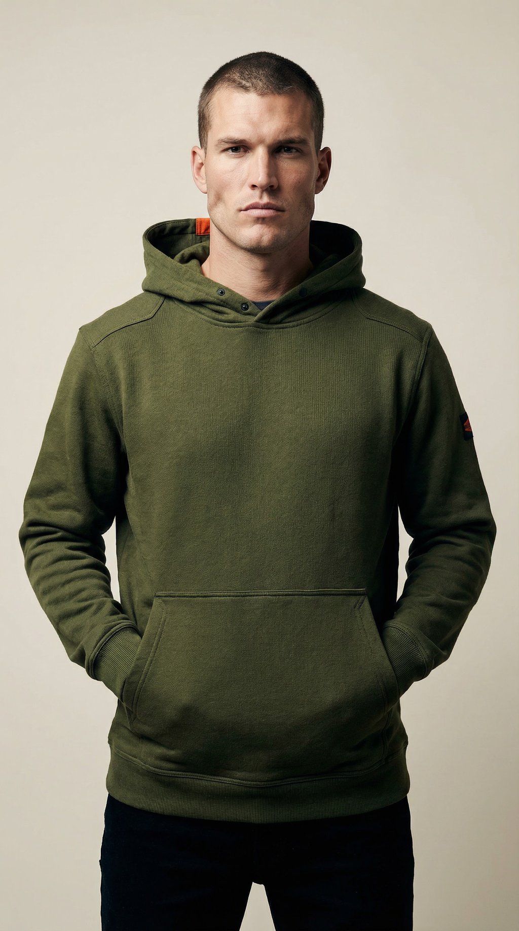 AI product shot of The Shevlin Hoodie