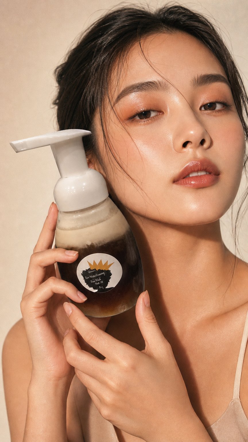AI product shot of Foaming Face Wash