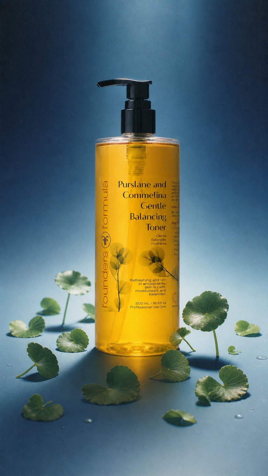 AI product shot of Purslane Toner 500mL (Salon Only)